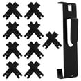 15 Pcs Grid Wall Hooks Utility Notch Hook Picture Hangers Coat Hanger