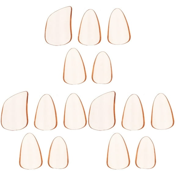 15 Pcs Guitar Nail Pick Chinese Instrument Nails Fingertip Protective Covers Pipa Nails Musical Instrument Polycarbonate PC Office