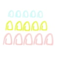 thumbnail image 1 of 15 Pcs Knitting Crochet Markers Stitching Holder Stitching Markers Knitting Accessories for Clothing Handicraft Project, 1 of 7
