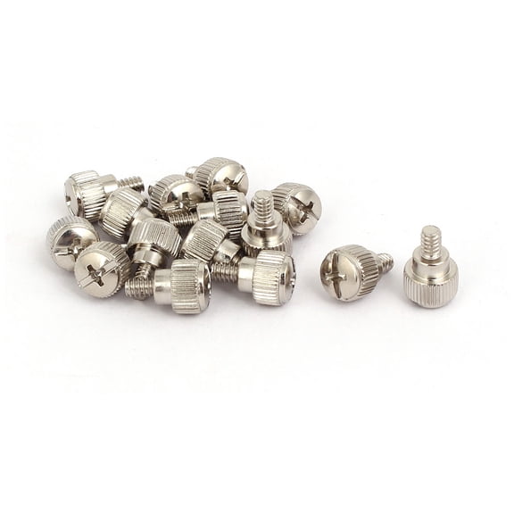 15 Pcs M3.5x5mm Male Thread Metal Computer Desktop PC Case Thumb Screws