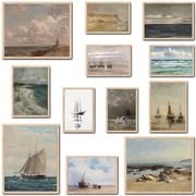 15 Pcs Maximalist Gallery Wall, Colorful Eclectic Decor, Colorful Art, Girls Room, Vintage Wall Art Prints, Moody Maximalist Bedroom Decorations UNFRAMED