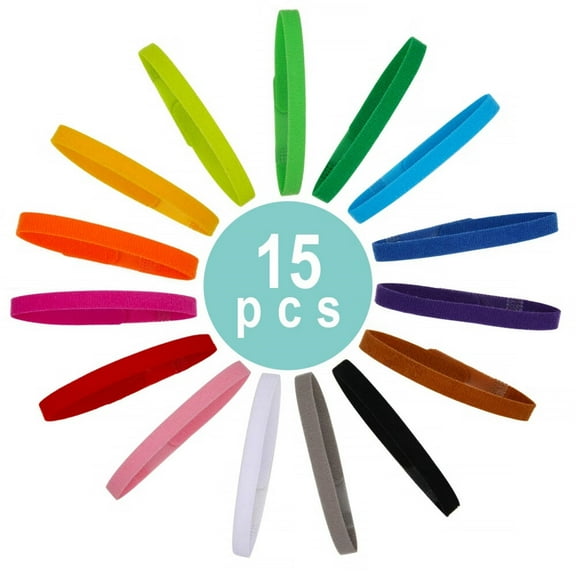 15 Pcs Puppy Whelping Collars Newborn Pet Collars Double-sided Soft Adjustable ID Bands Puppy Id Collars for Newborn Pet Dog Cat 15 Colors