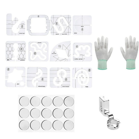 15 Pcs Quilting Ruler Quilting Template Set Quilting Stencil Sewing Ruler