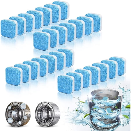 15 Pcs Solid Washing Machine Cleaner, Triple Decontamination Effervescent Cleaning Tablets Detergent Cleaner Washer Cleaner,Deep Cleaning Remover