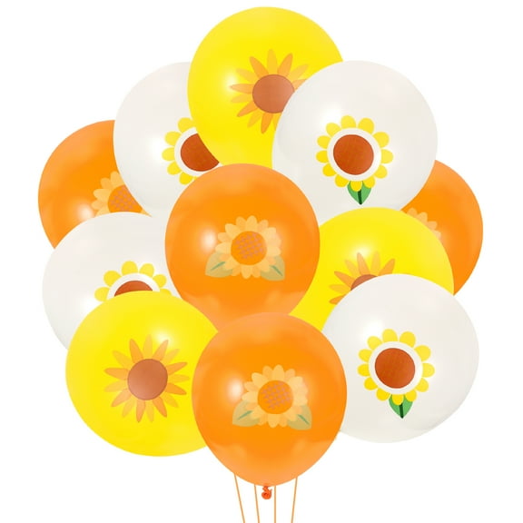 15 Pcs Sunflower Balloon Practical and Beautiful Balloons Party Theme