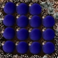 thumbnail image 1 of 15 Pcs Velvet Christmas Balls Bulk Flocked Christmas Tree Velvet Christmas Ornaments Ball Ornaments Plastic Xmas Decorative Hanging Ornaments(Blue), 1 of 8