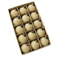 thumbnail image 1 of 15 Pcs Velvet Christmas Balls, Home Party Ornament, Xmas Hanging Decoration, Flocked Christmas Tree Ornaments for Doors, Windows, 1 of 6