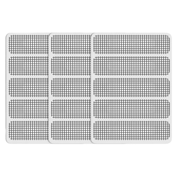 15 Pcs Window Ventilation Hole Mosquito Screens - Self-Adhesive Mesh Covers for Weep Holes & Air Vents