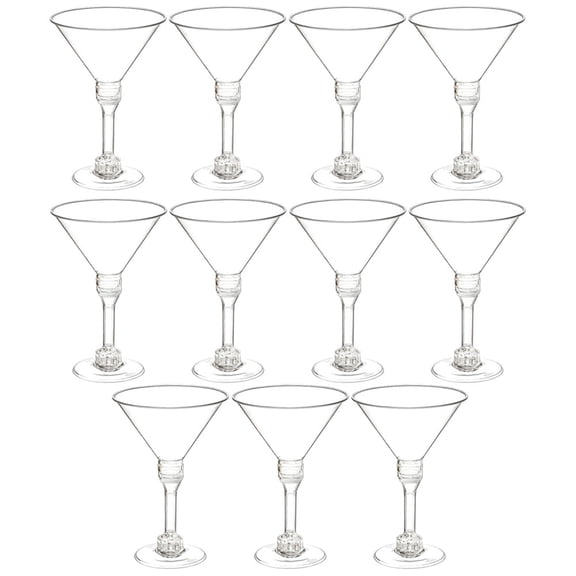 15 Pcs Clear Wine Glasses Set for Wedding Reception, Banquet, Home Bar, Cocktail Party Decoration