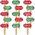 thumbnail image 1 of 15 Pcs Wood Funny Plant Labels 15 Styles 2 Colors Wooden Funny Garden Signs T-Type Plants Tags for Indoor Outdoor Potted Seed Herbs Flowers Patio 7x5cm(2.75x1.96inch), 1 of 6
