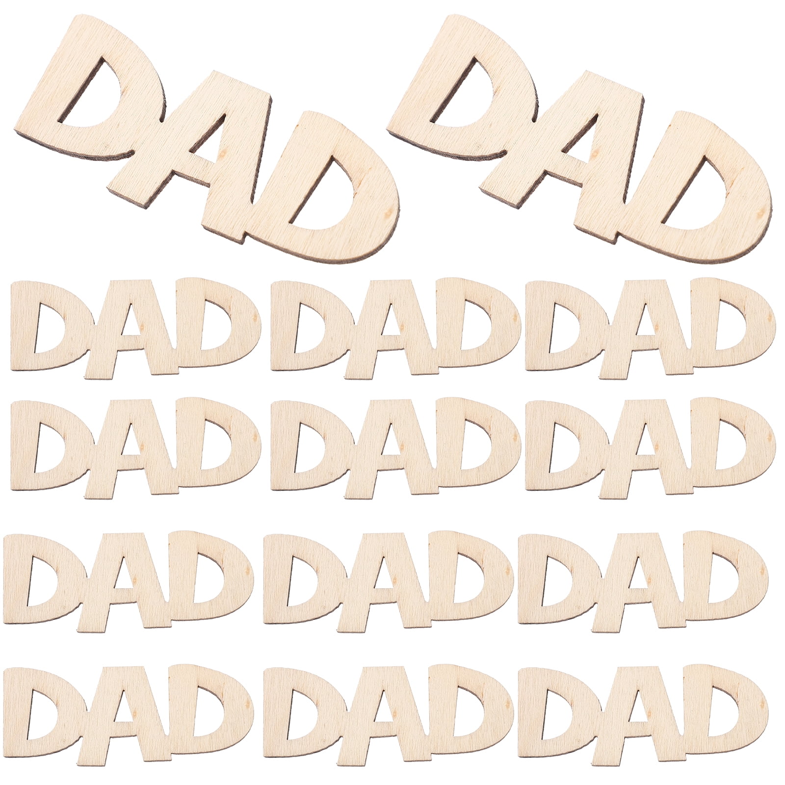 15 Pcs Wood Slices Home Decor Trim for Walls Dad Chips Hangers to