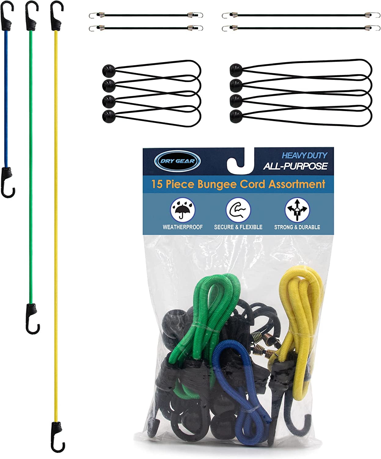 Weatherproof bungee cords discount