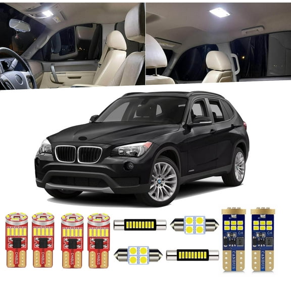 15 Piece Car Interior LED Lights Kit for BMW X1 E84 2009-2015 Interior LED Light Bulbs Packag Kit+ Install Tool