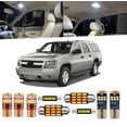 thumbnail image 1 of 15 Piece Car Interior LED Lights Kit for Chevrolet Suburban 2007-2014 Interior Map Dome Light License Plate Light + Install Tool, 1 of 11