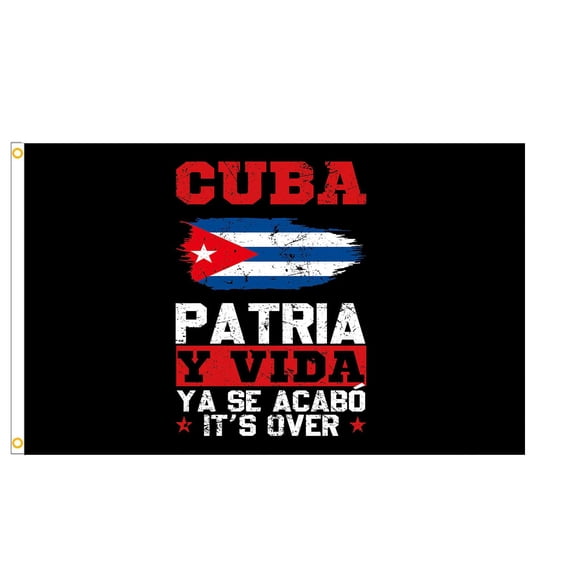 15-Piece Cuban Flag Set - 38X60Inches Size - For Home Decoration, Office Display, Outdoor Parades, National Day Celebrations, Wedding Decor, Festival Events, Classroom Education,