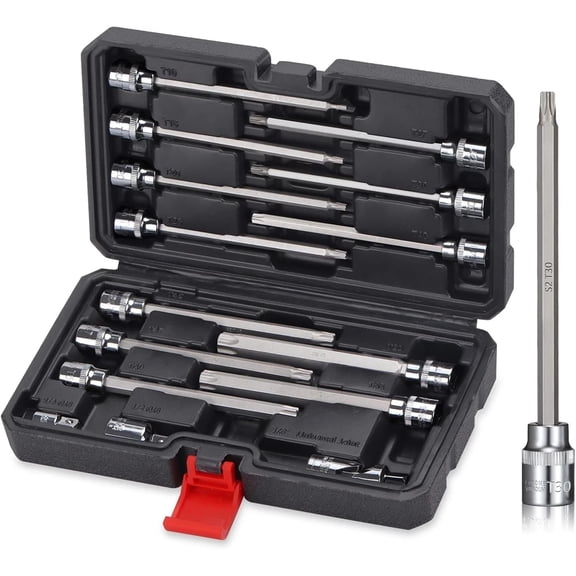 15-Piece Extra Long Torx Bit T10 T15 T20 T25 T27 T30 T40 T45 T47 T50 T55 T60