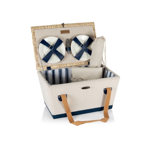 15 - Piece Picnic Basket Set for 4 People