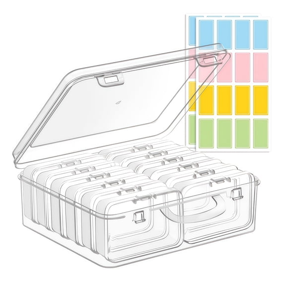 15-Piece Set Travel PP Jewelry Organizer Box Set Compact For Easy Storage