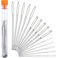 thumbnail image 1 of 15 Pieces Blunt Needles stainless steel Large-Eye Yarn Knitting Needles Sewing Needles, 3 Sizes, 1 of 7