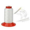 thumbnail image 1 of 15 Pieces Curved Sewing , Repair , Upholstery, Carpet, Leather Thread Spool, 1 of 6