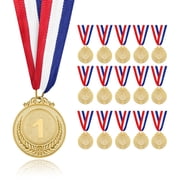 15 Pieces Gold Metal Sports Medals For Winners