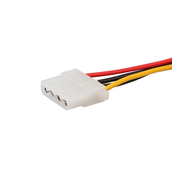 15-Pin Male to 4-Pin Female Power Adapter for IDE Drive, 2 Pack SATA to Molex LP4 Converter Cable for Chassis Power Supply Hard Drive Expansion, Computer Power Supply Drive Adapter Line