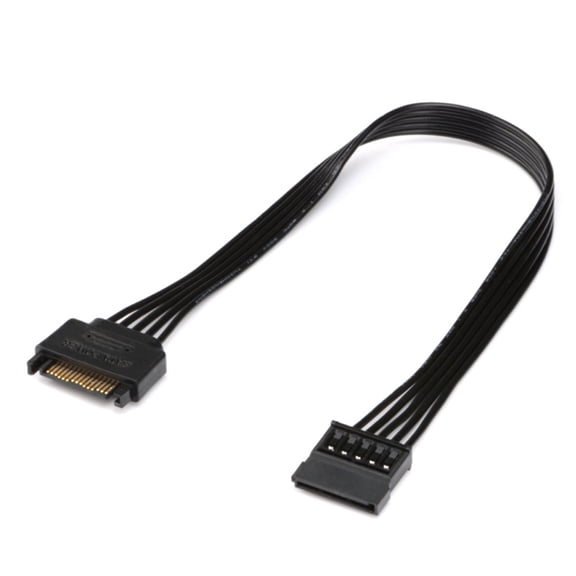 15 Pin Power Extension Cable Male to Female Cable Power Cable Extension Extender Cable Adapter for HDD Hard Drive