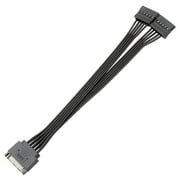 15 Pin Sata Power Extension Hard Drive Cable 1 Male to 2 Female Splitter Adapter