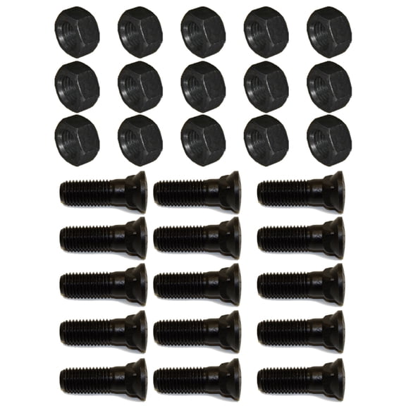 Cutting Edge Bolt & Nut Kit - 3/4" x 2.5" Grade 8 Dome Head Fits Dozers Replaces 2J3506, 5J4773