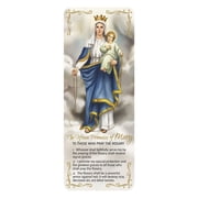 15 Promises of the Rosary Jumbo Laminated Catholic Bookmarks, 10 Count