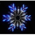 thumbnail image 1 of 15" Pure White & Blue LED Lighted Snowflake Christmas Window Decoration, 1 of 2