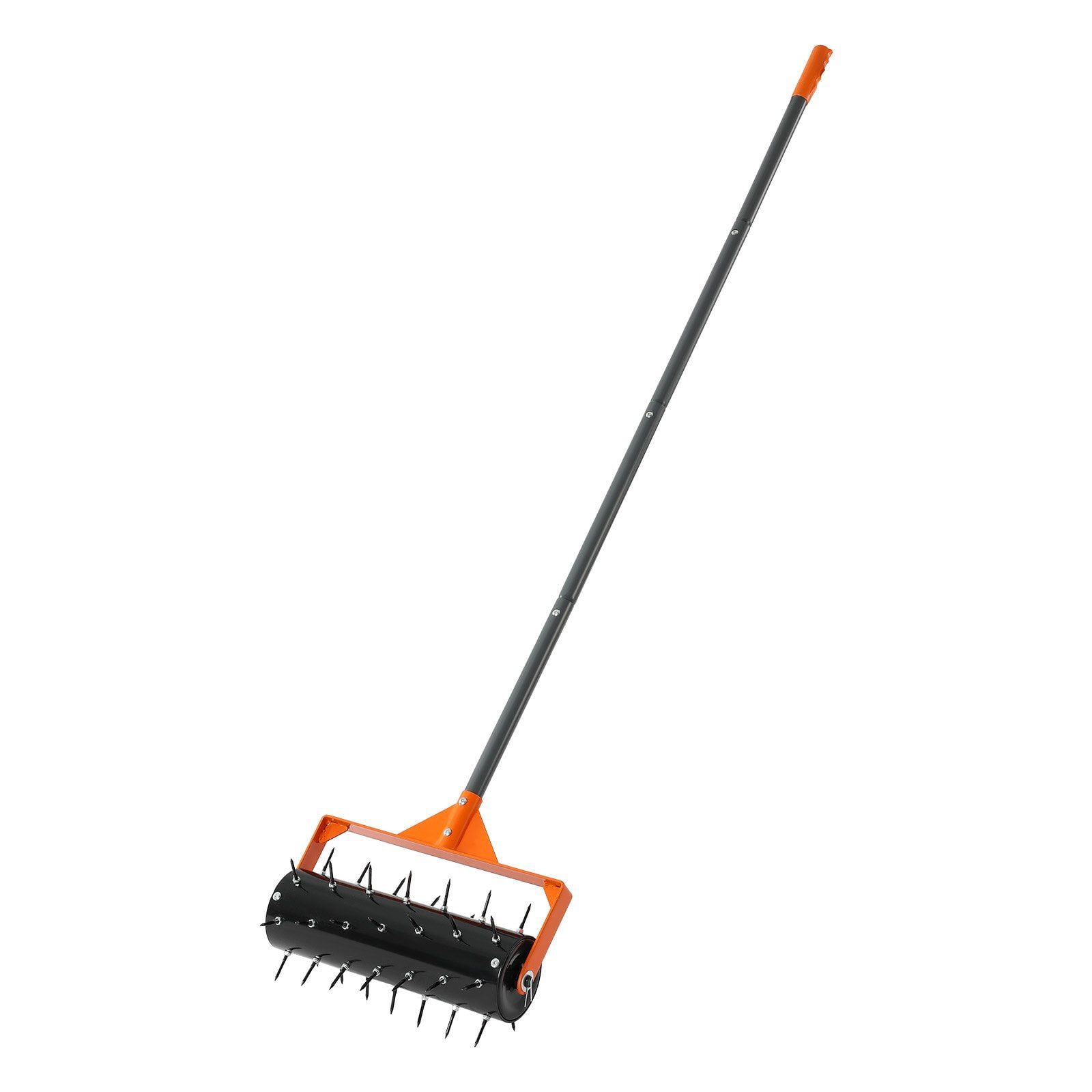 15" Push Aerator, 42 Spikes, Fillable Drum, 60" Handle
