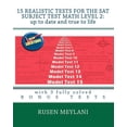 thumbnail image 1 of 15 Realistic Tests for the SAT Subject Test Math Level 2: Up to date and true to life: with 3 fully solved bonus tests, (Paperback), 1 of 1