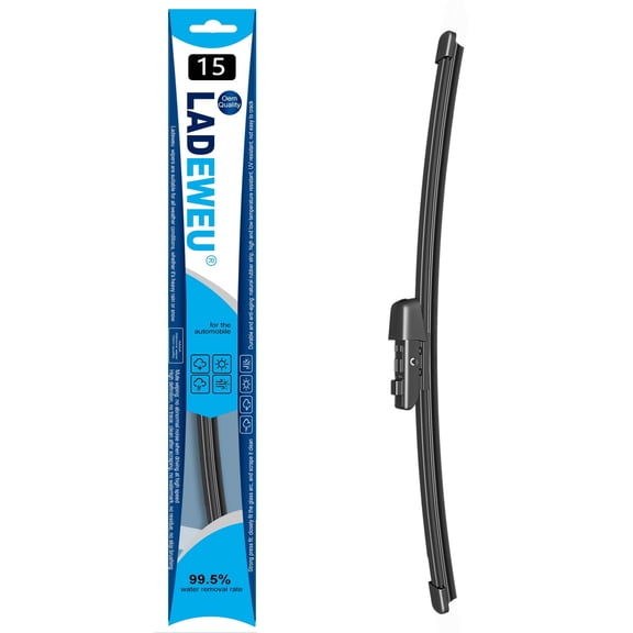 LADEWEU 15" Rear Wiper Blade Replacement For Volkswagen Tiguan 2018-2022 Volkswagen Touareg 2019-2023,BACK Windshield Wiper Blade