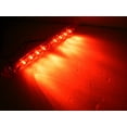thumbnail image 1 of 15" Red Lens Hi Mount Center ID Bar 11 LED Stop Turn Tail Light Trailer Truck RV, 1 of 8