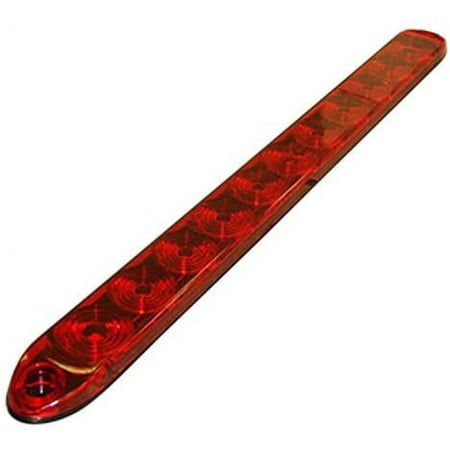 15" Red Multi-function Stop Turn Tail Marker Trailer Light LED Truck Waterproof