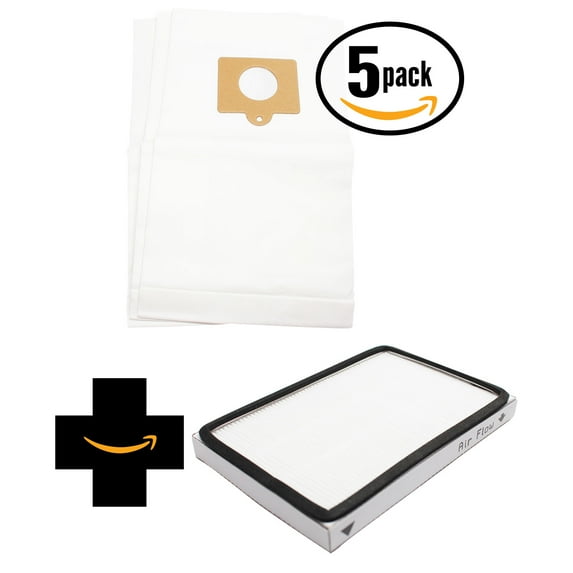 15 Replacement Kenmore 11621614014 Vacuum Bags & 1 HEPA Filter - Compatible Kenmore 50558, 5055, 50557, Type C Vacuum Bags & 86889, EF-1 Filter