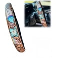 thumbnail image 1 of 15" Retro Western Cowboy Car Universal Steering Wheel Cover, Anti-Slip Design Easy to Install, 1 of 6