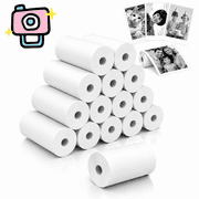 15 Rolls Instant Camera Refill Print Paper,HD Printing Thermal Print Paper,Instant Print Camera Paper Rolls,Compatible with Most Instant Print Cameras, White 57x25mm