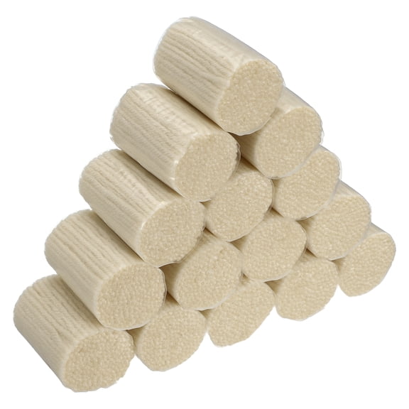 15 Rolls Latch Hook Yarn, 3mm White Latch Hook Kit Yarn Precut Hook Rugs Making Crochet Bundles for Rug Adults Beginners Tapestry DIY Craft