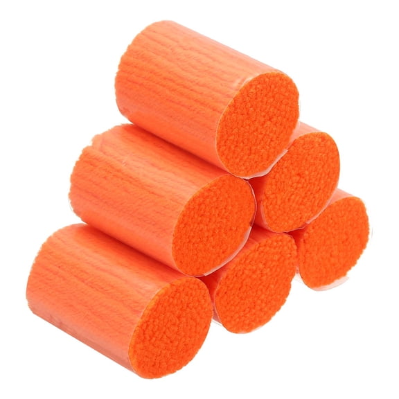 15 Rolls Latch Hook Yarn, Latch Hook Kit Yarn Precut Hook Rugs Yarn Making Crochet Bundles for Latch Hook Rug Adults Beginners Tapestry DIY Craft, Orange