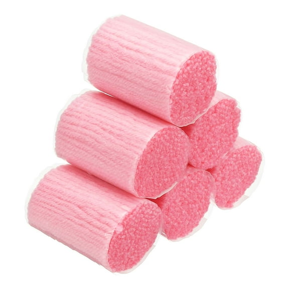 15 Rolls Latch Hook Yarn, Latch Hook Kit Yarn Precut Hook Rugs Yarn Making Crochet Bundles for Latch Hook Rug Adults Beginners Tapestry DIY Craft, Pink