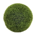 thumbnail image 1 of 15" Round Topiary Artificial Foliage Ball, by DecMode, 1 of 11