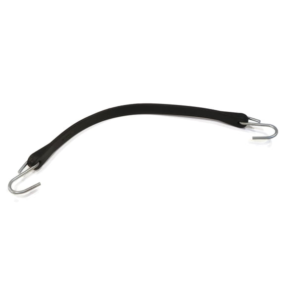 15" Rubber Tarp Strap Flatbed Truck Trailer Bungee Cord Tie Down Tire Chains