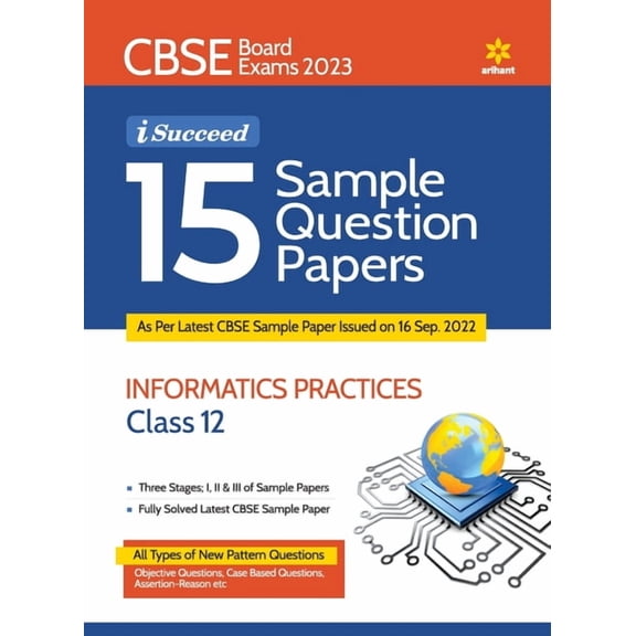 15 Sample Question Papers Information Practices Class 12th CBSE 2019-2023, (Paperback)