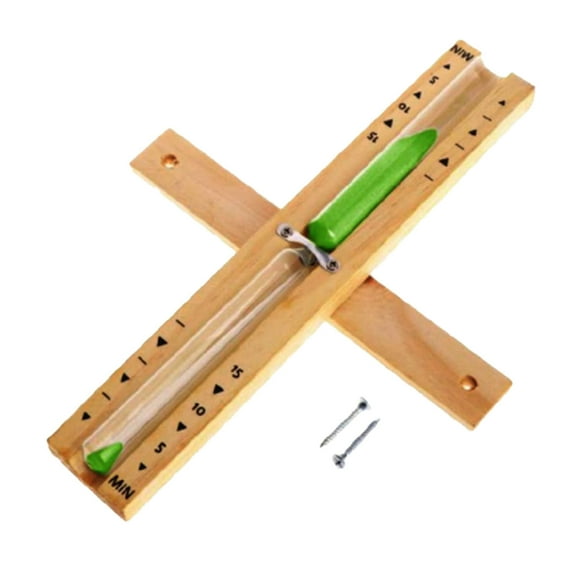 15 Sauna Sand Timer Wall Mounted Rotating Wooden with Natural Red Cedar Heat Design for Home Spa Rooms