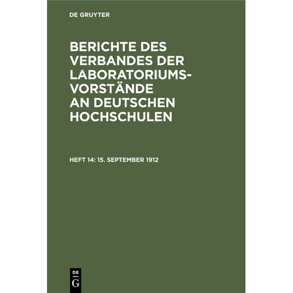 15. September 1912, (Hardcover)