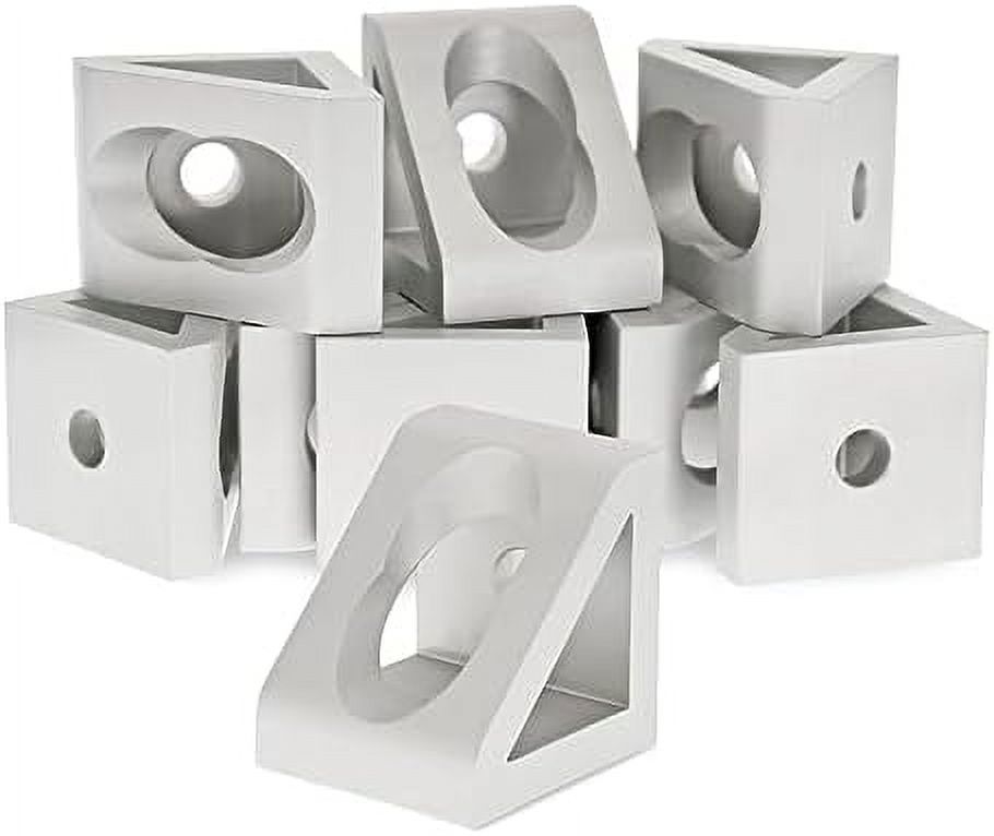 15 Series, 2 Hole Aluminum Inside Corner Gusset L Bracket For 80/20