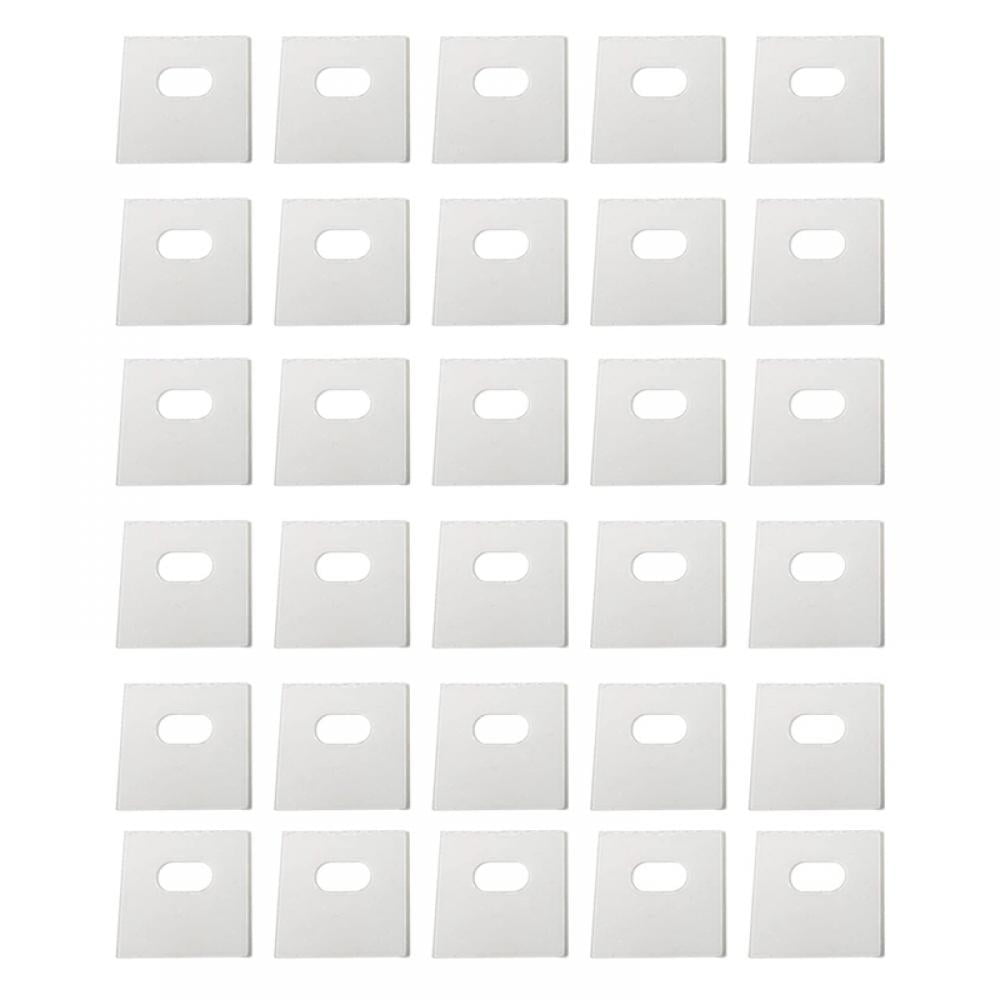 (15 Set/ 30 Pieces) Clear Vertical Blind Repair Tabs, Vertical Blind Repair Vane Savers