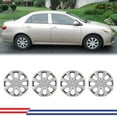thumbnail image 1 of 15" Set Of 4 Hubcaps Wheel Rims Cover for 2009-2019 TOYOTA COROLLA Compatible With Steel Wheels Snap On Installation(15-Inch,LACQUER), 1 of 7
